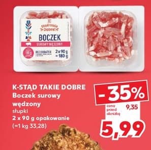 boczek surowy wędzony słupki