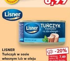 tuńczyk w sosie własnym lub w oleju roślinnym