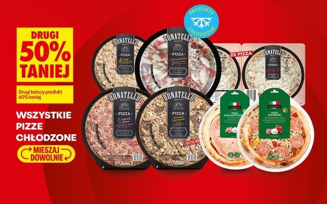 wszystkie pizze chłodzone