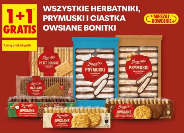 wszystkie herbatniki, prymuski i ciastka owsiane