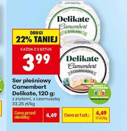 camembert z ziołami lub z czarnuszką
