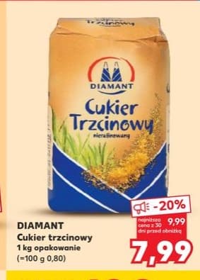 cukier trzcinowy