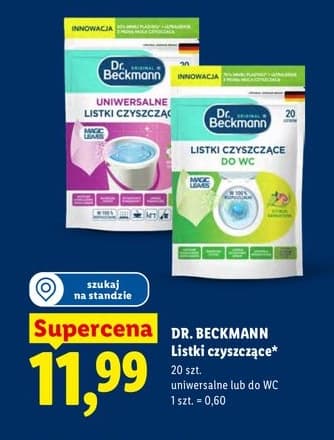 listki czyszczące uniwersalne lub do wc