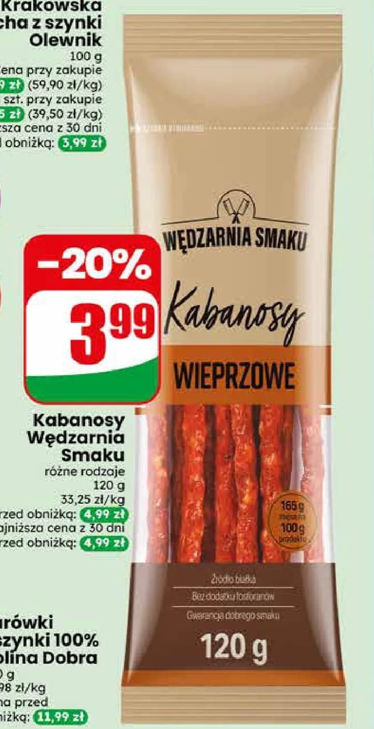 kabanosy wieprzowe