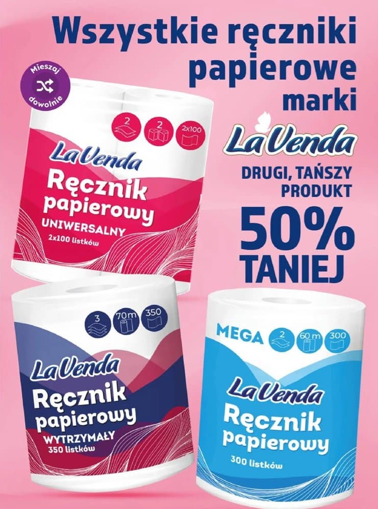 wszystkie ręczniki papierowe