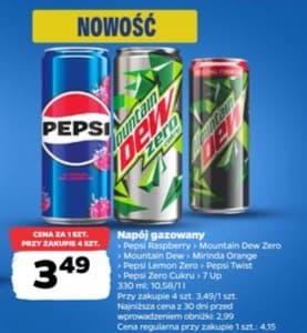 napój gazowany różne marki