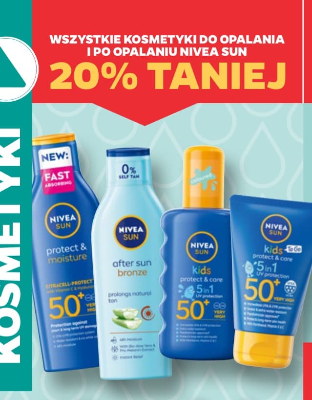 wszystkie kosmetyki do opalania i po opalaniu