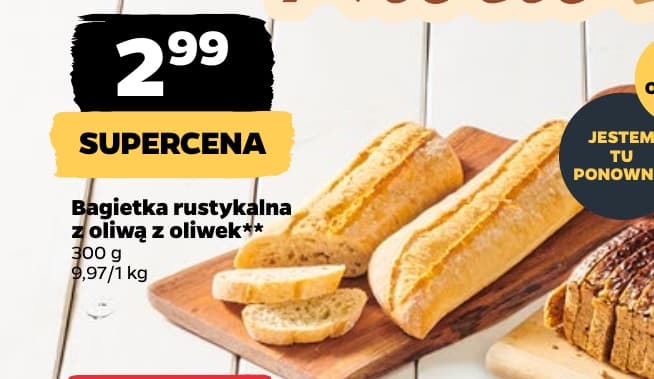 bagietka rustykalna z oliwą z oliwek