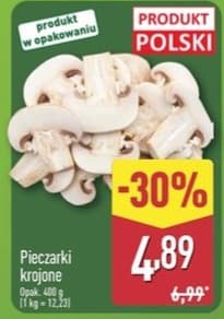 pieczarki krojone
