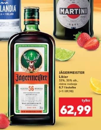 Jägermeister likier ziołowy 0.7l butelka