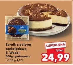 sernik z polewą czekoladową