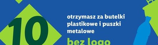 zwrot za butelkę/puszkę bez logo systemu kaucyjnego
