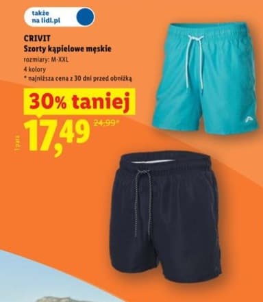 szorty kąpielowe męskie