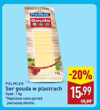 ser gouda w plastrach