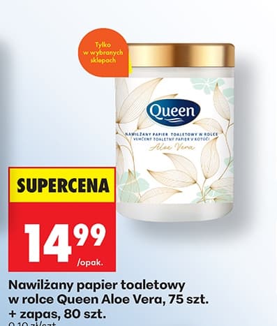 papier nawilżany toaletowy w rolce aloe vera + zapas