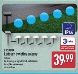 łańcuch świetlny solarny
