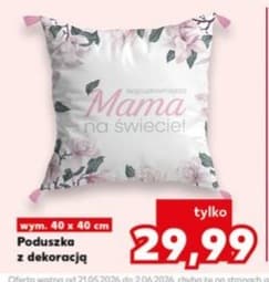 Poduszka z dekoracją