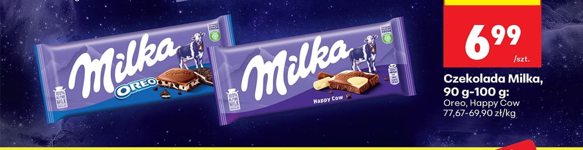 czekolada mleczna z ciastkami oreo biała