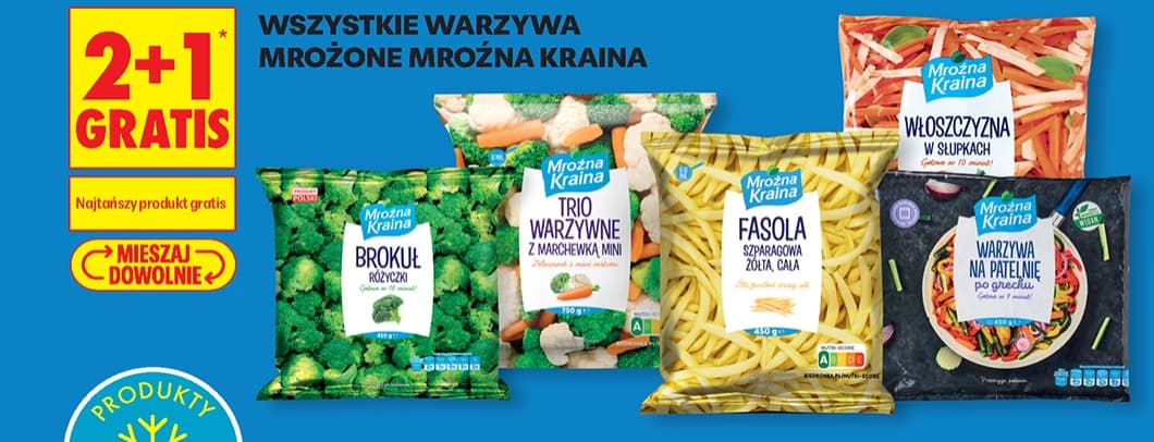 wszystkie warzywa mrożone