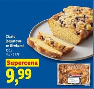 ciasto jogurtowe ze śliwkami
