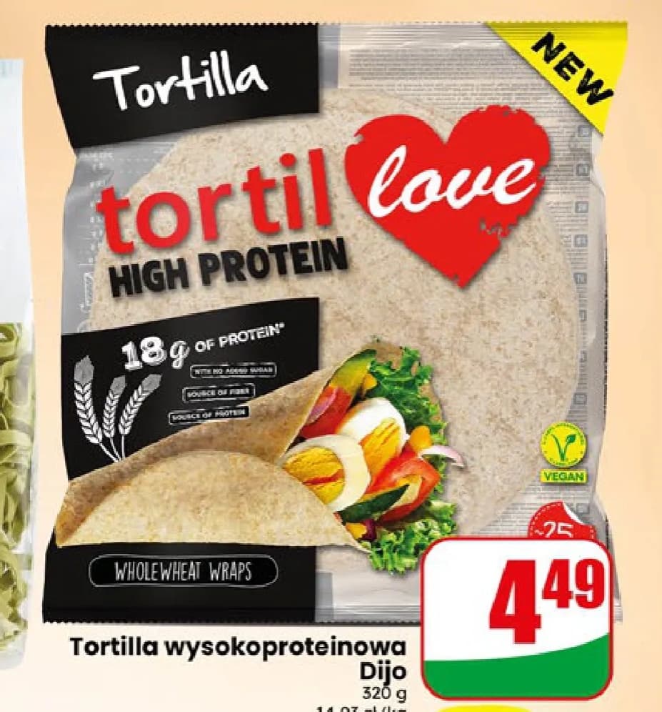 tortilla wysokoproteinowa