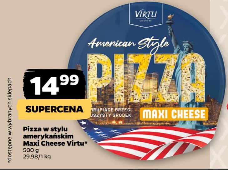 pizza w stylu amerykańskim maxi cheese