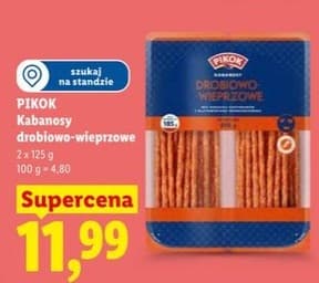 kabanosy drobiowo-wieprzowe