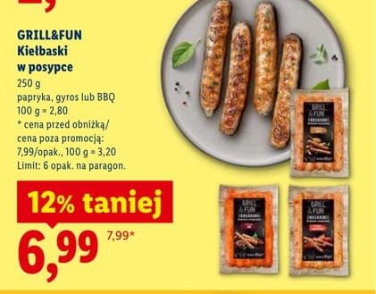 kiełbaski w przyprawie