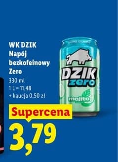 napój bezkofeinowy zero