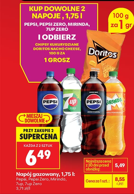 napój gazowany lemon-lime