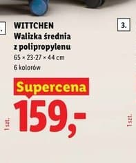 walizka średnia z polipropylenu