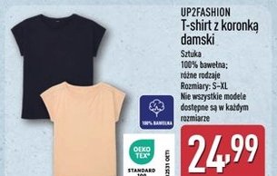 t-shirt z koronką damski