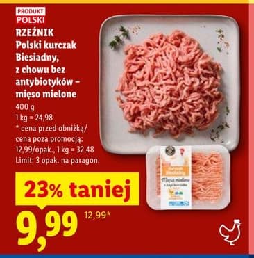 mięso mielone z chudej bez antybiotyków