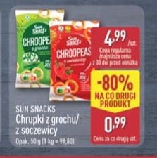 chrupki z grochu/z soczewicy