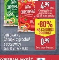 chrupki z grochu/z soczewicy