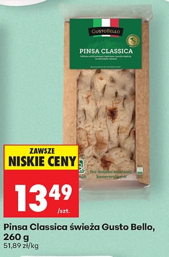 pinsa classica świeża