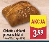 ciabatta z ziołami prowansalskimi