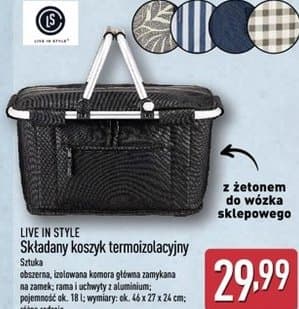 składany koszyk termoizolacyjny