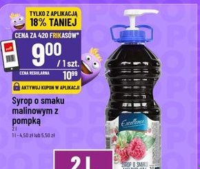 syrop malinowy z pompką