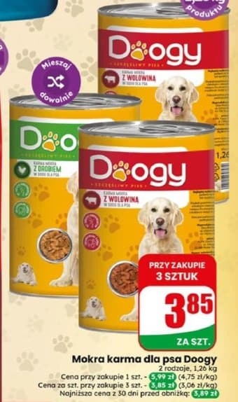 mokra karma dla psa z drobiem