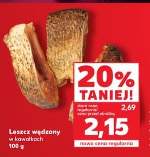 leszcz wędzony w kawałkach
