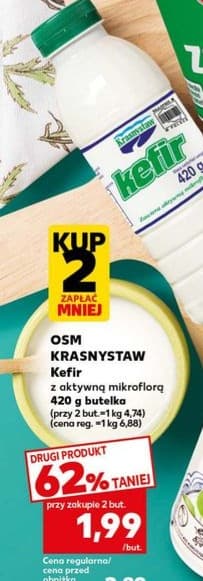 kefir z aktywną mikroflorą