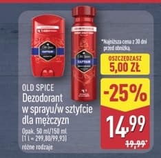 dezodorant w sprayu/sztyfcie dla mężczyzn