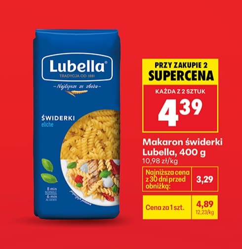 makaron świderki
