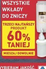 wszystkie wkłady do zniczy