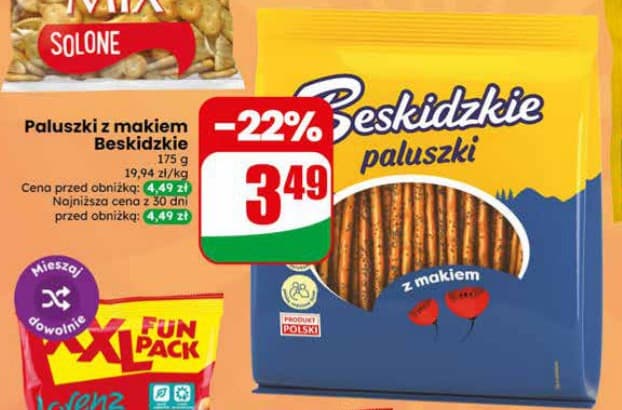 paluszki z sezamem