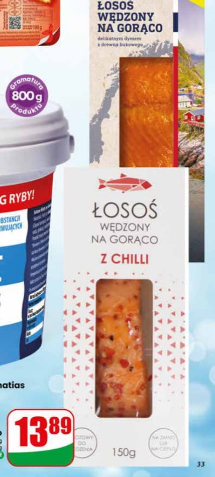 łosoś wędzony na gorąco