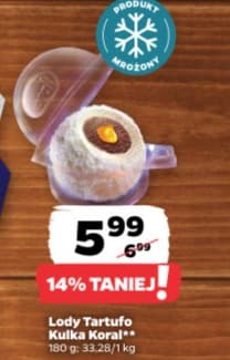 lody tartufo kulka