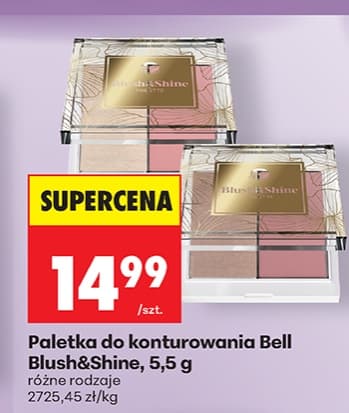 paletka do konturowania bell blush&shine