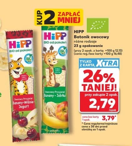 batonik owocowy różne rodzaje